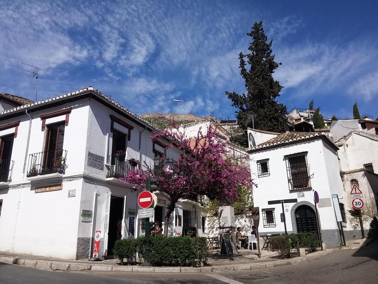 Charming Albaicin Patio Flat Free Onsite Parking Apartment Granada Exterior foto